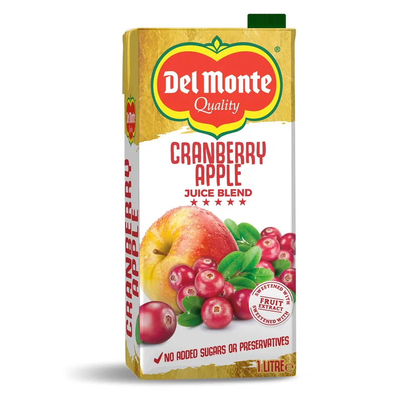 Delmonte Cranberry Apple 1 Litre