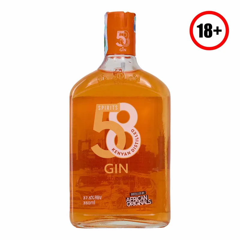 58 Spiced Orange Gin 350ml