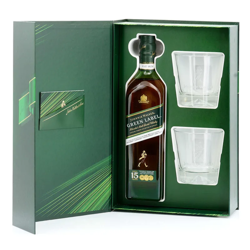 John Walker Green Label 750ML Gift Hamper