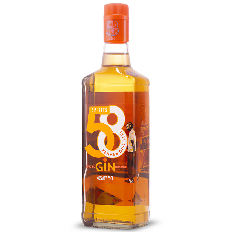 Kenyan Originals 5.8 Spiced Orange Gin 750ml