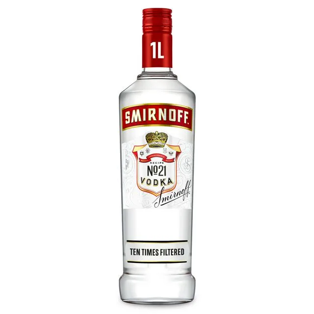 Smirnoff Red Vodka 1 Litre