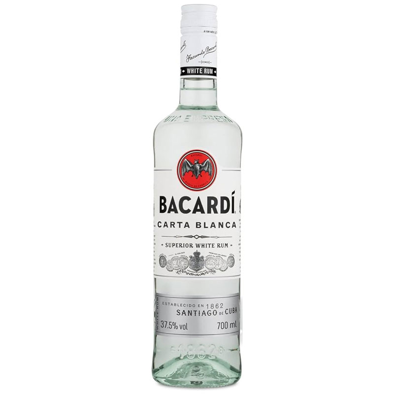 Bacardí Carta Blanca Superior White Rum 750ml