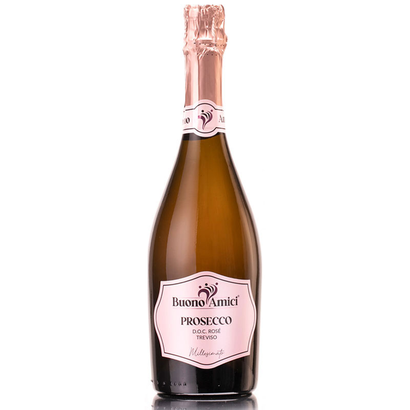 Buono Amici Prosecco Rosé Wine 750ml
