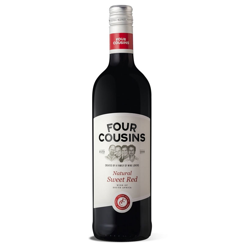 Four Cousins Natural Sweet Red Wine 750ml