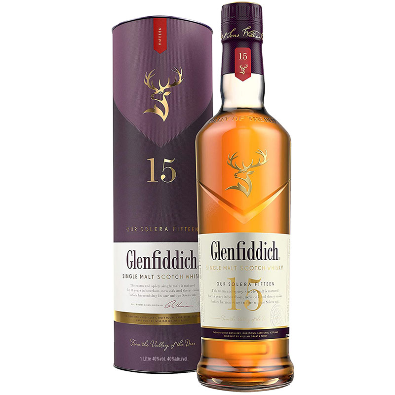 Glenfiddich 12 Years Old Whisky 1 Litre