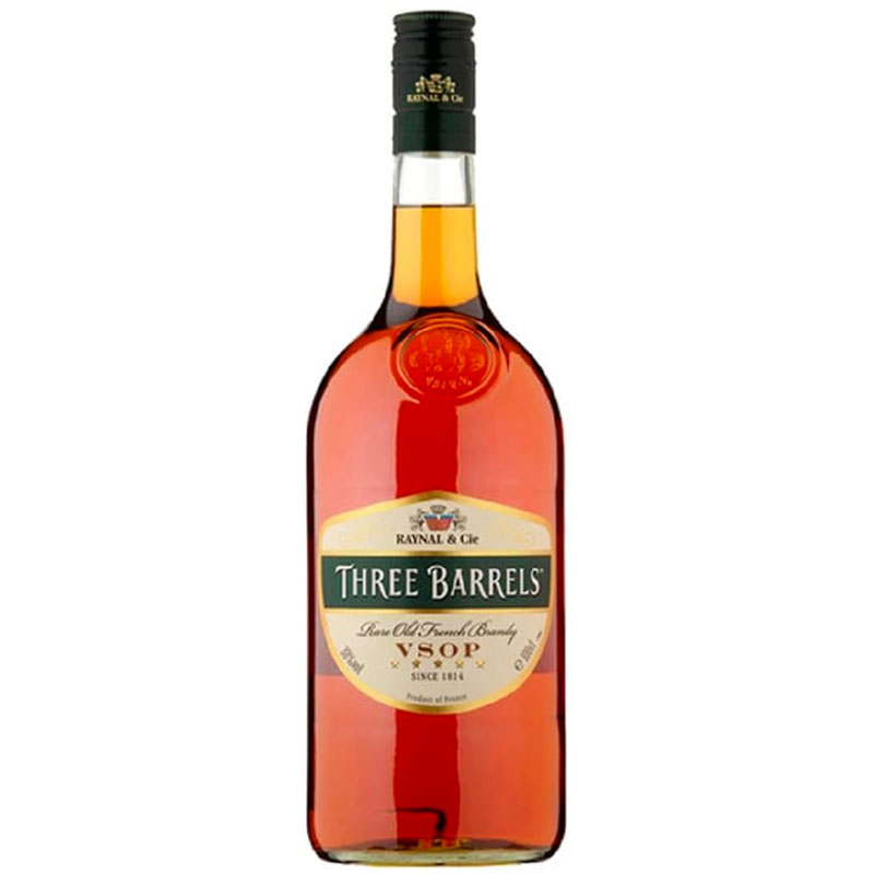 Three Barrels VSOP Brandy 1 Litre