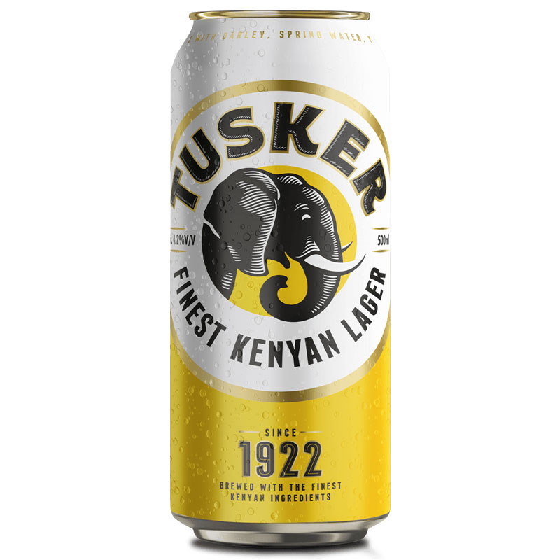 Tusker Malt Lager Beer Can 500ml
